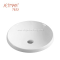 Round White Ceramic Bathroom Wash Basins